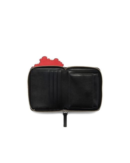 Marc Jacobs Red Popcorn Slim Compact Wallet