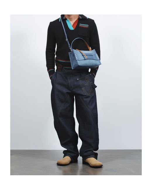 J.W. Anderson Blue Jw Anderson Loafer Shoulder Bag for men