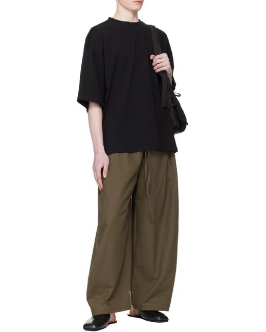 Entire studios Black Oversized Boxy T-Shirt