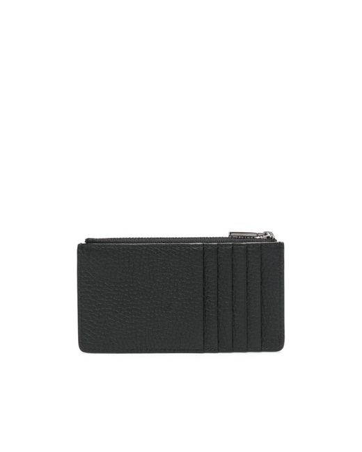 Dolce & Gabbana Black Logo-Embossed Card Holder for men