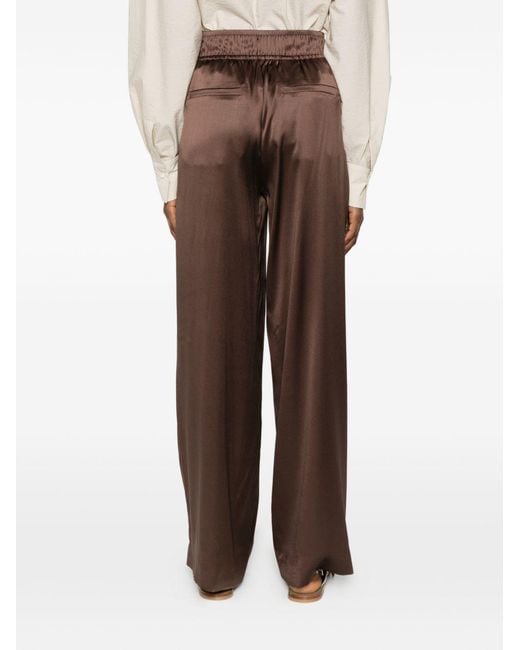 Brunello Cucinelli Brown Elasticated Trousers