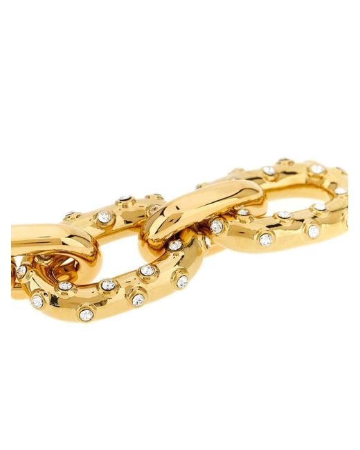 Rabanne Metallic Xl Link Embellsihed Bracelet
