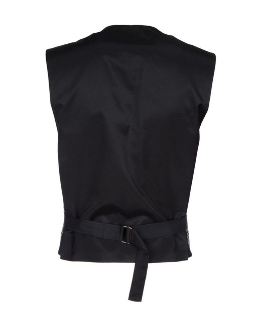 Dior Gray Christian Plaid Button-Up V-Neck Gilet