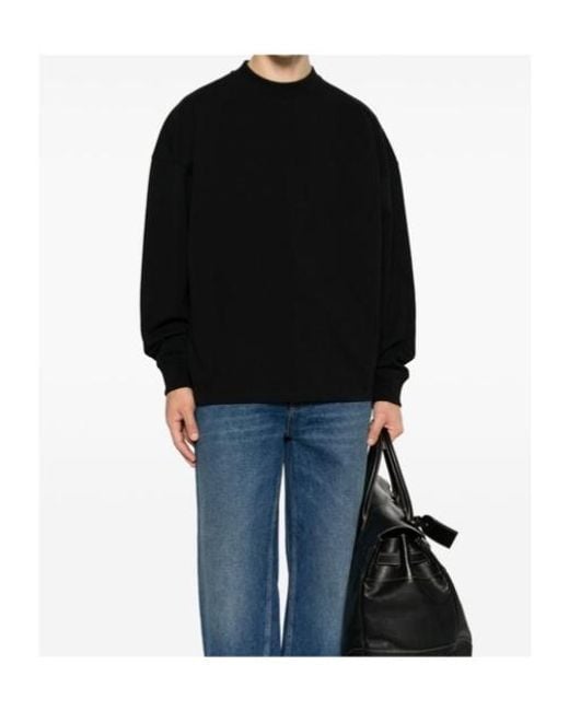 The Row Black Dolino Dropped-Shoulder Sweatshirt for men