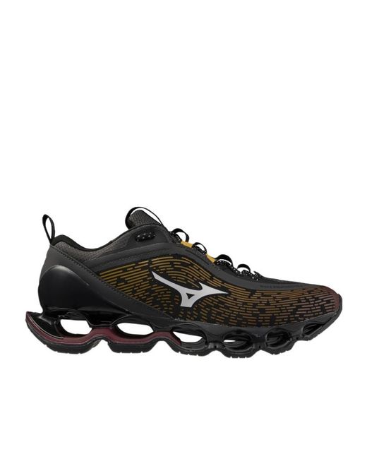 Mizuno Black Wave Prophecy Lace-Up Sneakers for men