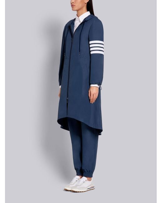 Thom Browne White Lace-Up Runner Sneakers