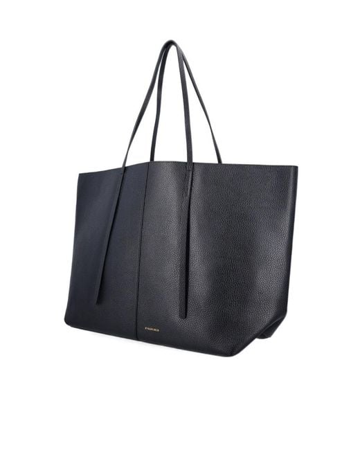 By Malene Birger Black Double-Handled Shoulder Bag