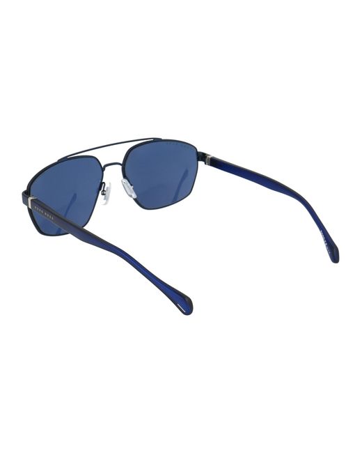 Boss Blue Aviator Frame Sunglasses for men