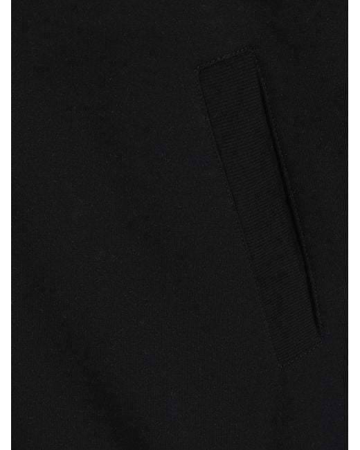 Brunello Cucinelli Blue Cotton Zip-Front Sweatshirt for men