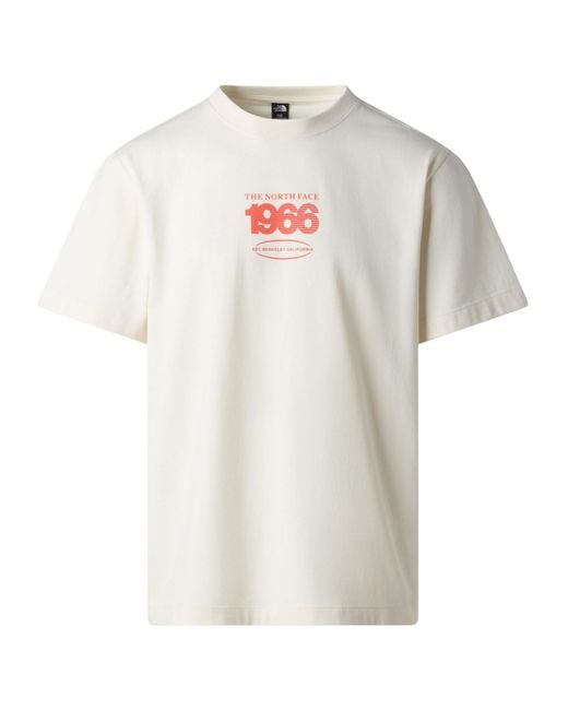 The North Face White Round Neck Short Sleeve T-Shirt for men