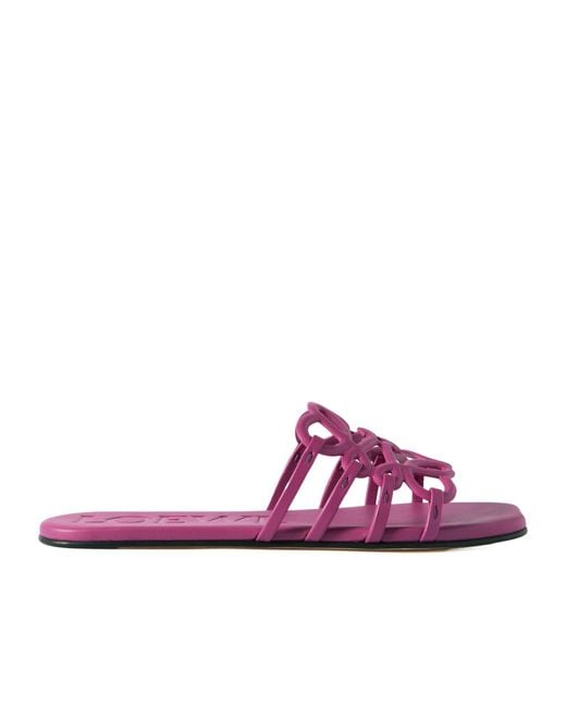 Loewe Purple Petal Anagram Slide