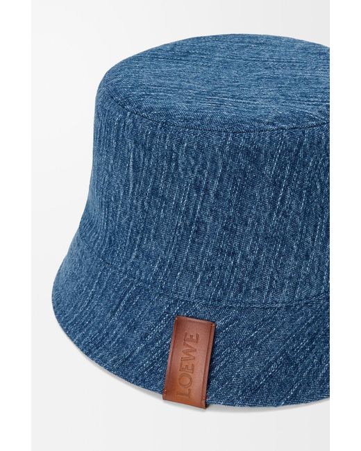 Loewe Blue Reversible Bucket Hat for men