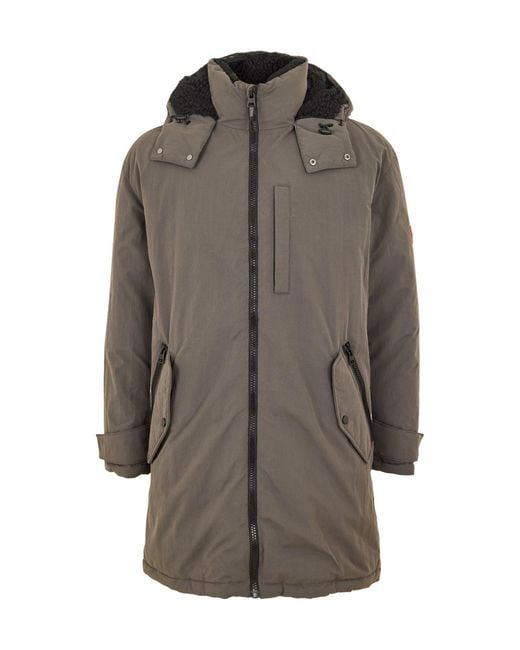 Boss Gray Long Casual Jacket for men