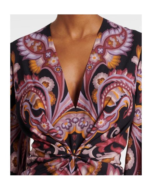 Etro Multicolor Printed Pattern Dress
