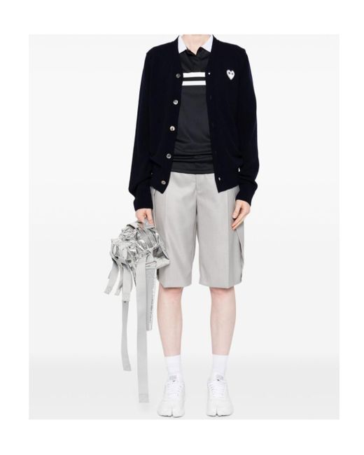 COMME DES GARÇONS PLAY Black Comme Des Garçons Play Heart Cardigan for men