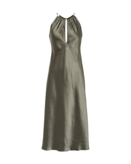 Nili Lotan Green Midi Dress