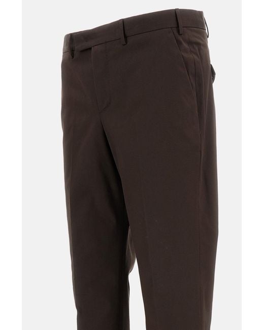 PT01 Gray Cuffed Trousers for men