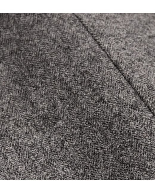 Dior Gray Two-Button Tailored Blazer for men