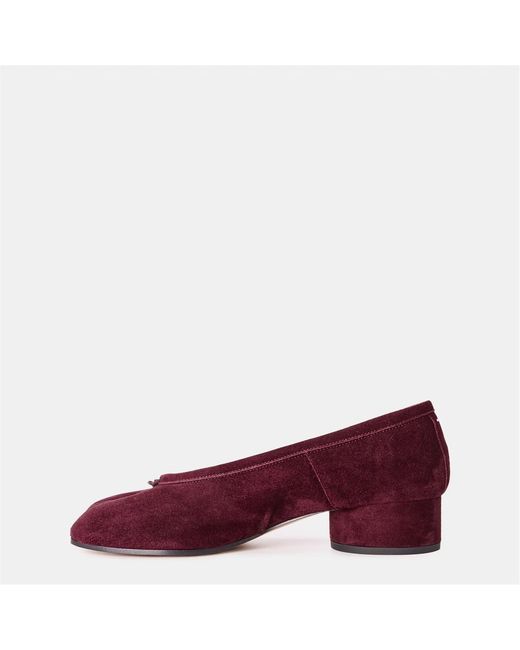 Maison Margiela Purple Tabi Split-Toe High Heels