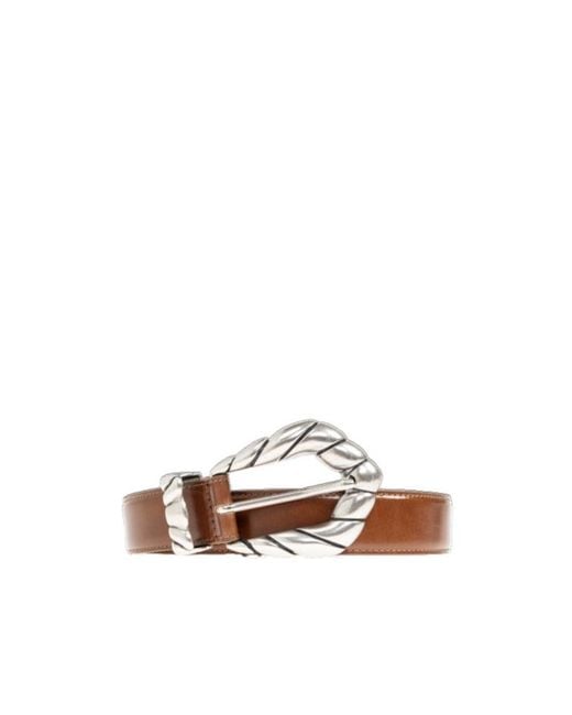 IRO White Metal Buckle