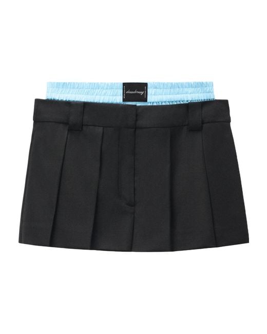 Alexander Wang Black Pre-Styled Skorts