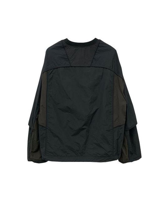Juun.J Black Crew Neck Sweatshirt for men
