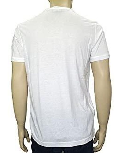 Emporio Armani White Short-Sleeved T-Shirt for men