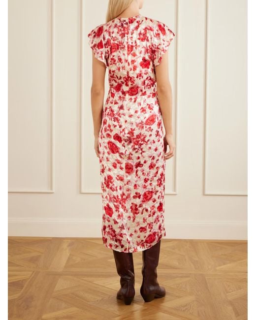 Isabel Marant Red Lyndsay Dress
