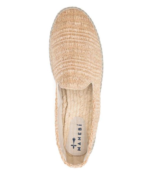 Manebí Natural Round-Toe Loafers for men