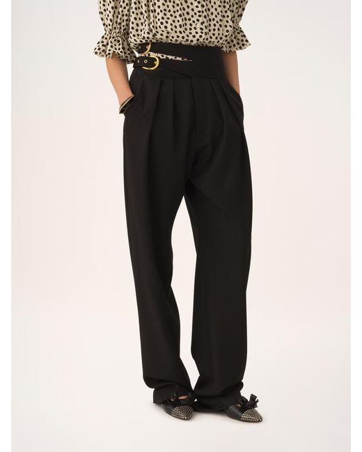 Chloé Black Chlo High-Waisted Tailored Trousers