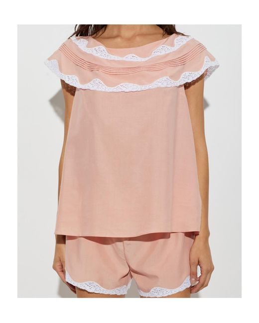 Posse Pink Boat-Neck Top