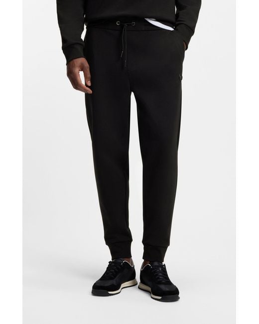 Boss Black Drawstring Sweatpants for men