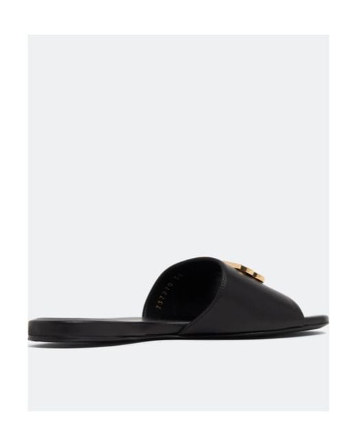 Balenciaga Black Groupie Open-Toe Sandals