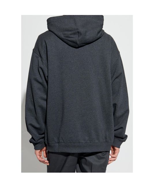 Dolce & Gabbana Blue Logo Printed Hoodie for men