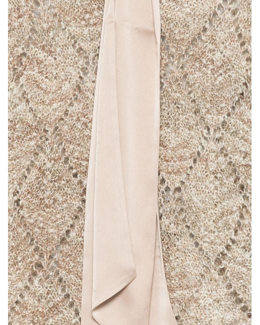 D.exterior Natural Diamond Pattern Sweater