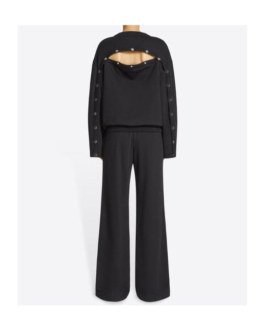 Dries Van Noten Black Straight Sweatpants