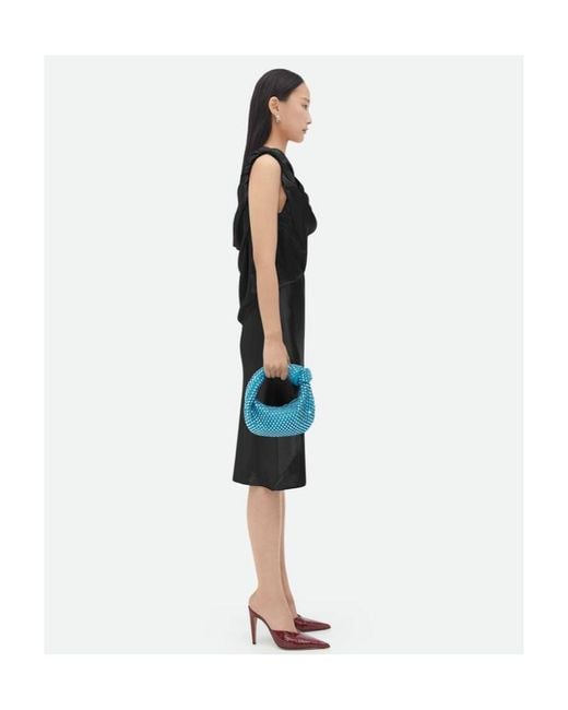 Bottega Veneta Blue Logo Mini Handbag