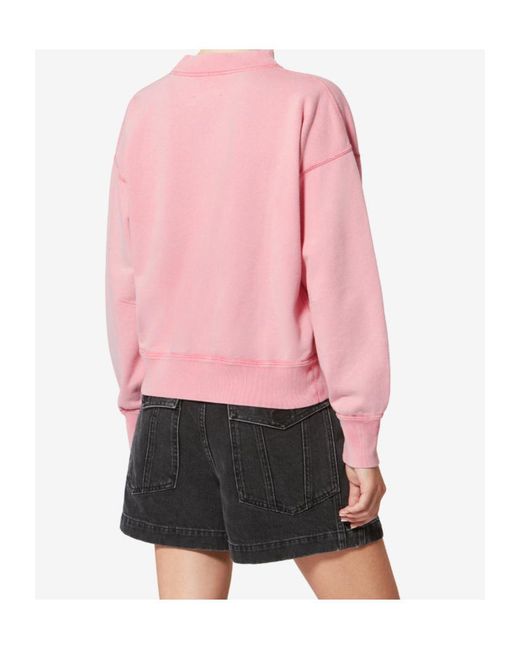 Isabel Marant Pink Isabel Marant Étoile Moby Crewneck Sweatshirt