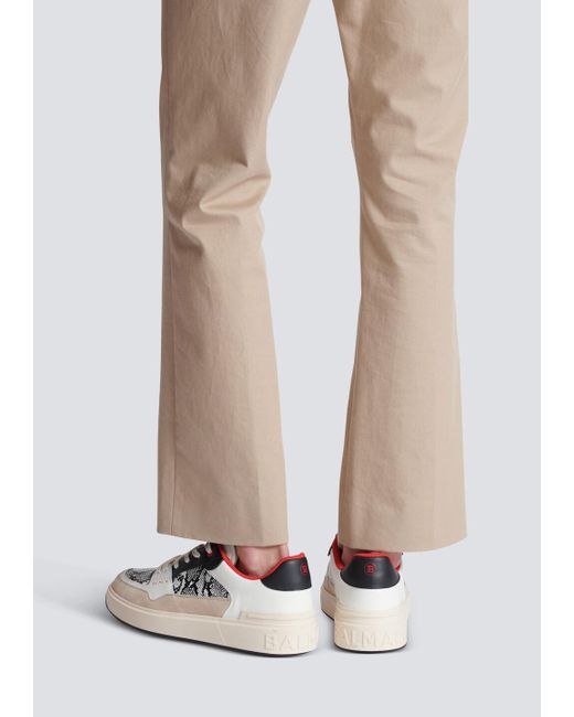 Balmain Multicolor B Court Flip Sneakers for men