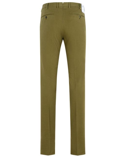 PT01 Green Superslim Tailored Pants for men