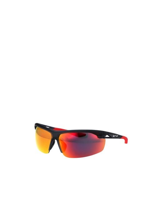 Nike Red Windtrack M Rectangle Frame Sunglasses for men