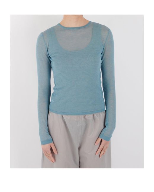 Paloma Wool Blue Long-Sleeved Top
