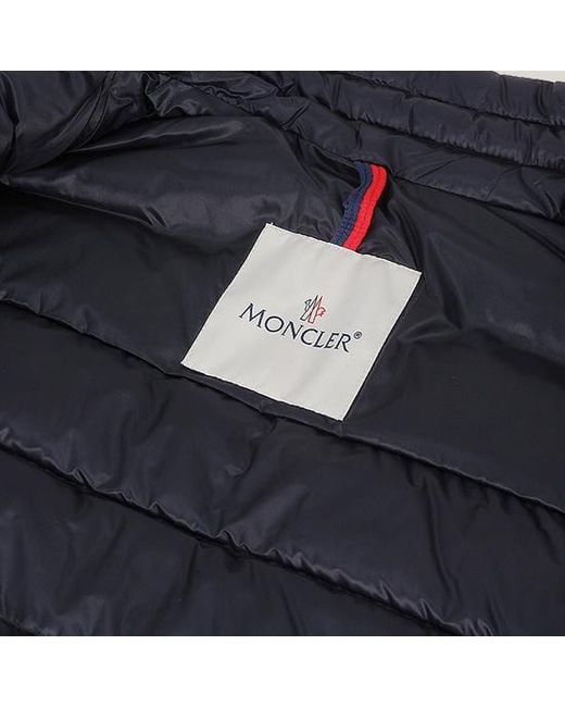 Moncler Blue Logo Vest Down Jacket for men