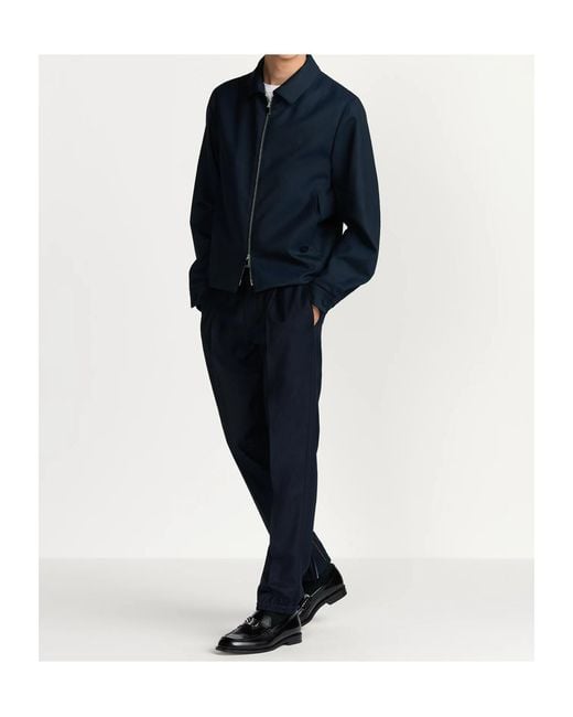 Dior Blue Zip-Front Jacket for men