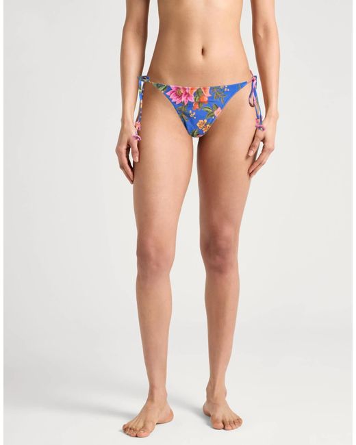 Farm Rio Blue Minimalist Bikini Bottoms