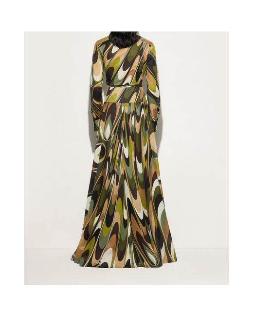 Emilio Pucci Green Pucci Onde Printed Button-Up Shirt