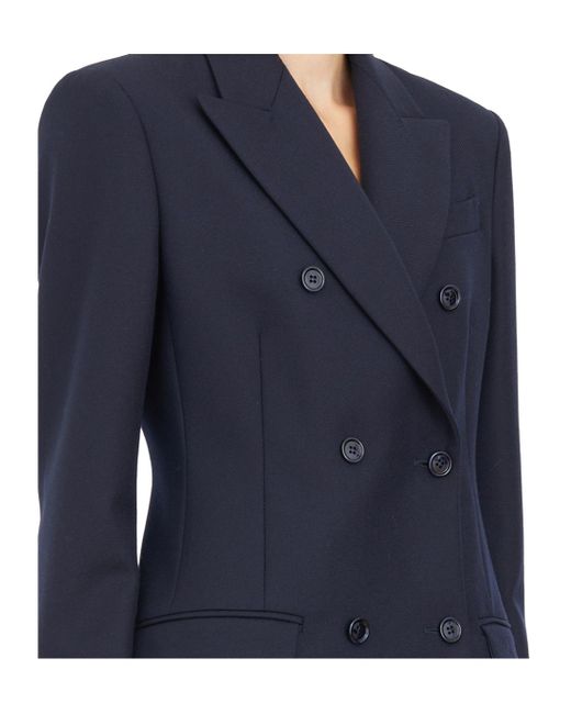 Dondup Blue Double-Breasted Blazer