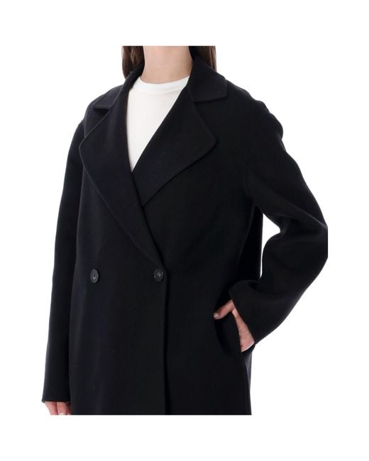 Stella McCartney Black Double-Breasted Coat