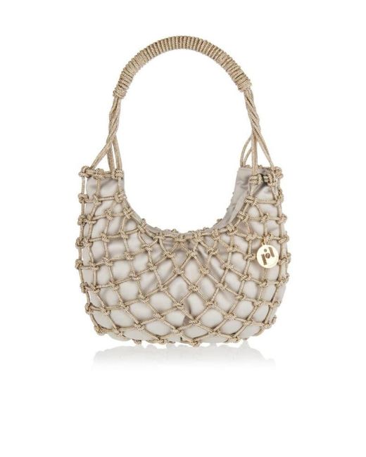 Rosantica White Nodi Shoulder Bag