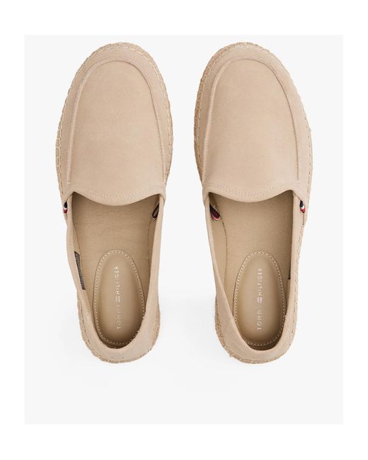 Tommy Hilfiger Natural Suede Loafers for men